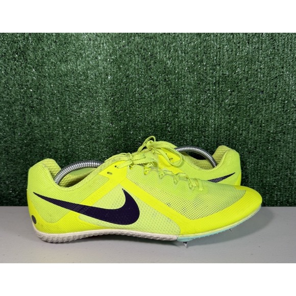 Nike Zoom Rival Track & Field Spikes‎ Running Neon Volt Mens Size 11 DC8753-700 - Picture 1 of 10